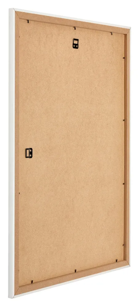 Bilderrahmen A4 - 21x29,7 cm - DIN A4 Weiss Gemasert - MDF - Mura