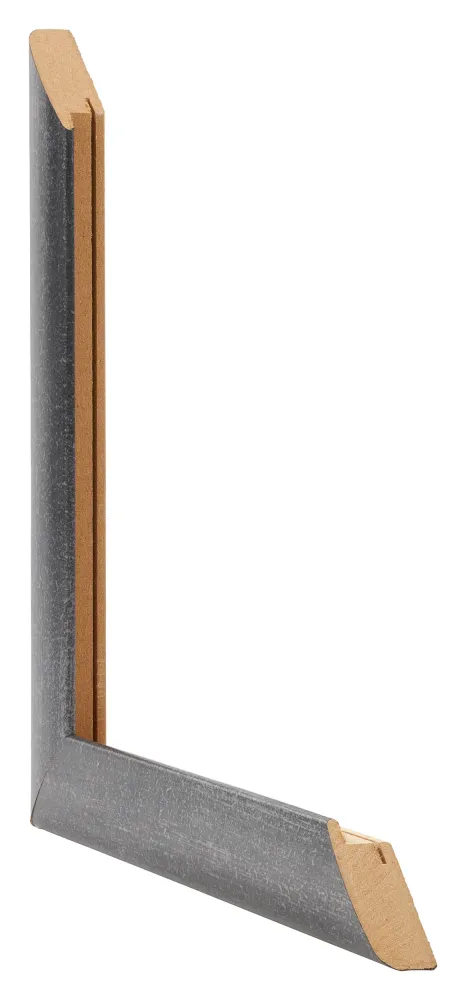 Bilderrahmen A4 - 21x29,7 cm - Grau Gewischt - MDF - Como