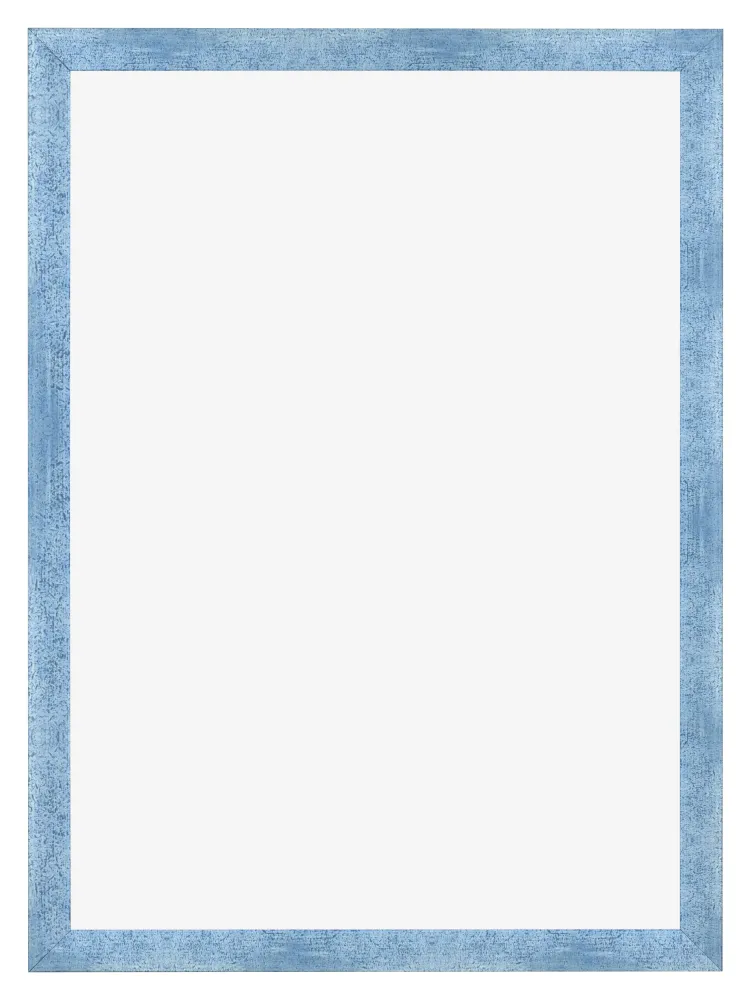 Bilderrahmen A4 - 21x29,7 cm - Hellblau Gewischt - MDF - Pisa