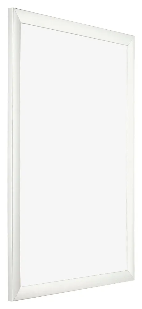 Bilderrahmen A4 - 21x29,7 cm - Weiß Gemasert - MDF - Pisa