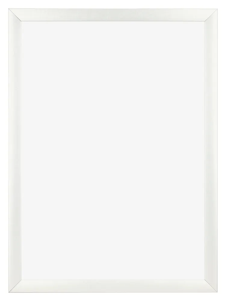Bilderrahmen A4 - 21x29,7 cm - Weiß Gemasert - MDF - Pisa