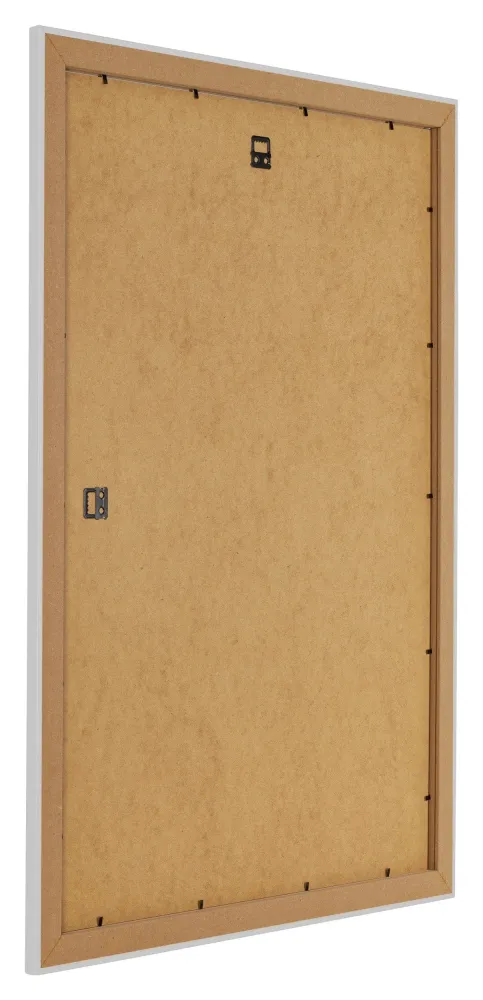 Bilderrahmen A4 - 21x29,7 cm - Weiß Hochglanz - MDF - Como