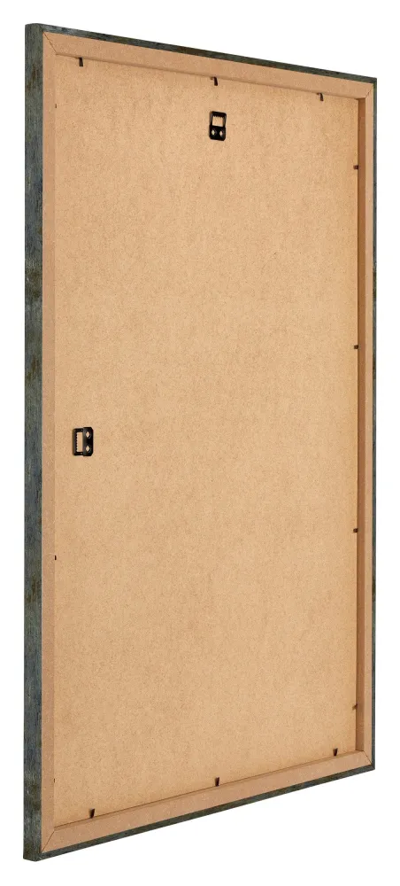 Bilderrahmen 21x30 cm - Blau Gold Meliert - MDF - Mura