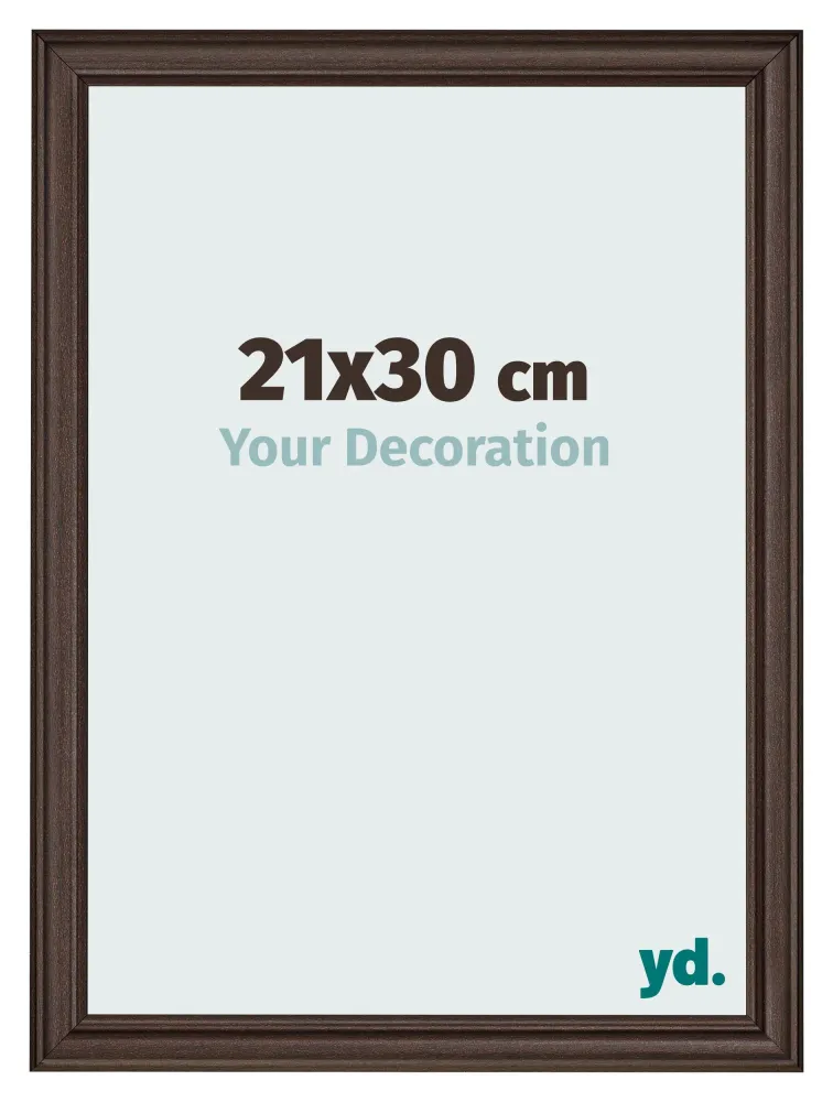 Bilderrahmen 21x30 cm - Eiche Dunkel - MDF - Lazio