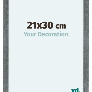 Bilderrahmen 21x30 cm - Eisen Gewischt - MDF - Como