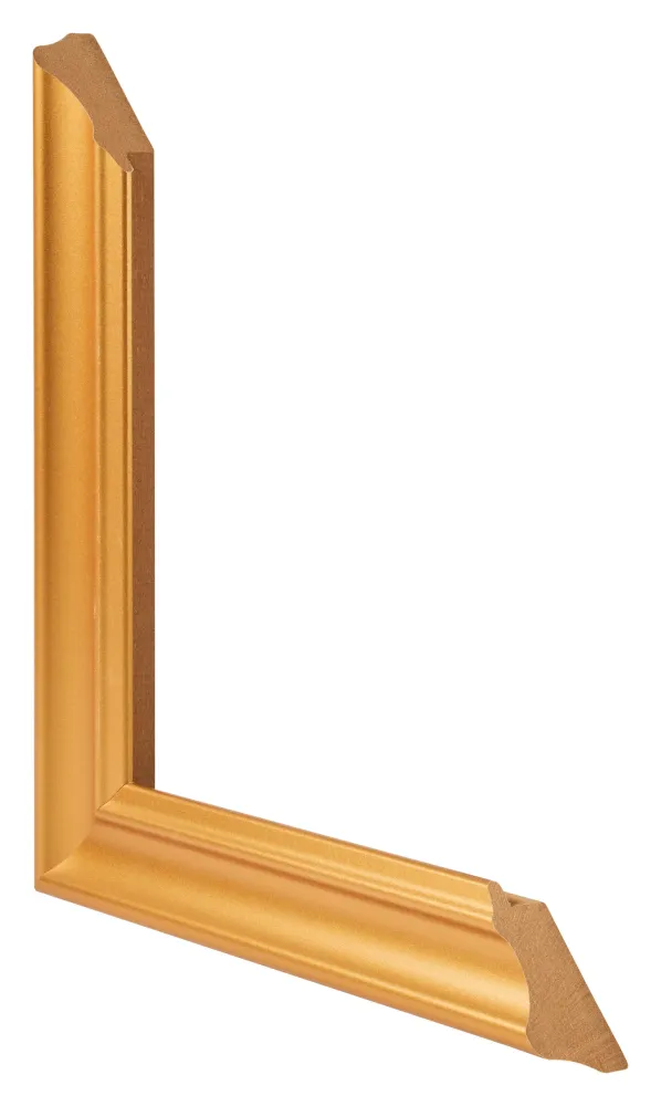 Bilderrahmen 21x30 cm - Gold Matt - MDF - Lazio