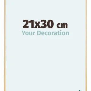 Bilderrahmen 21x30 cm - Gold Vintage - Aluminium - Kent