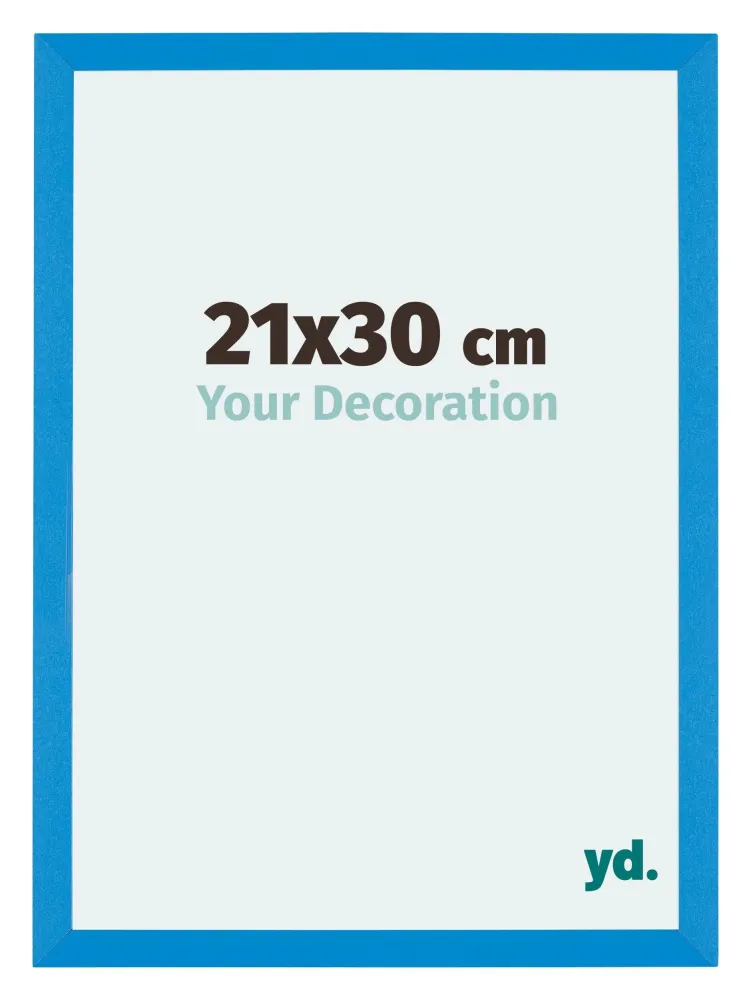 Bilderrahmen 21x30 cm - Hellblau - MDF - Mura