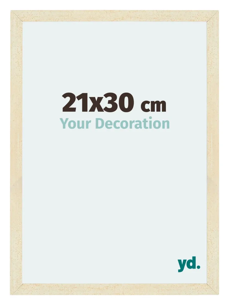 Bilderrahmen 21x30 cm - Sand Gewischt - MDF - Mura