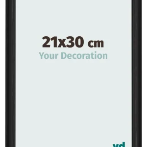 Bilderrahmen 21x30 cm - Schwarz Gemasert - MDF - Lazio