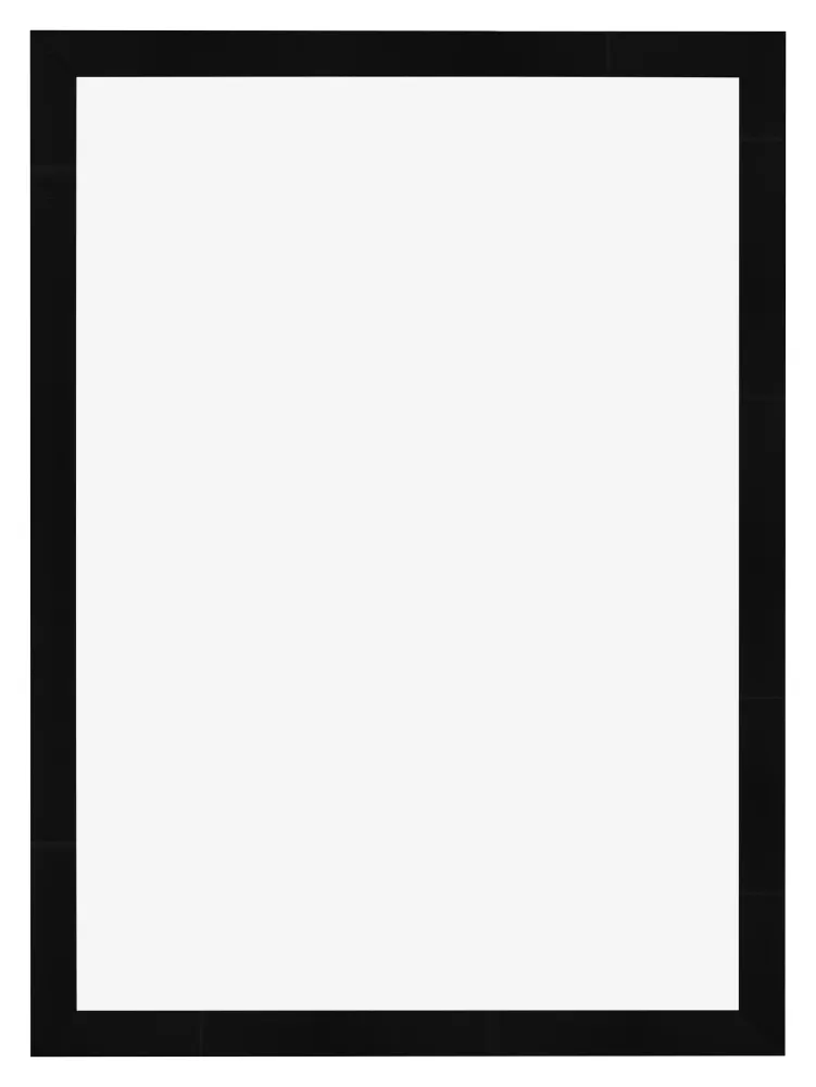 Bilderrahmen 21x30 cm - Schwarz Hochglanz - MDF - Pisa