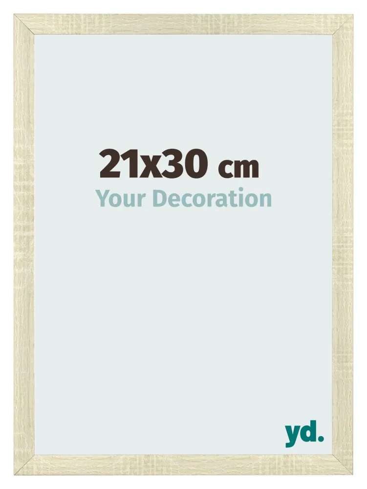 Bilderrahmen 21x30 cm - Sonoma Eiche - MDF - Pisa
