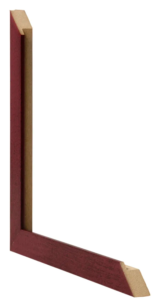 Bilderrahmen 21x30 cm - Weinrot Gewischt - MDF - Bologna