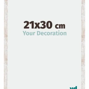 Bilderrahmen 21x30 cm - White Wash - MDF - Catania