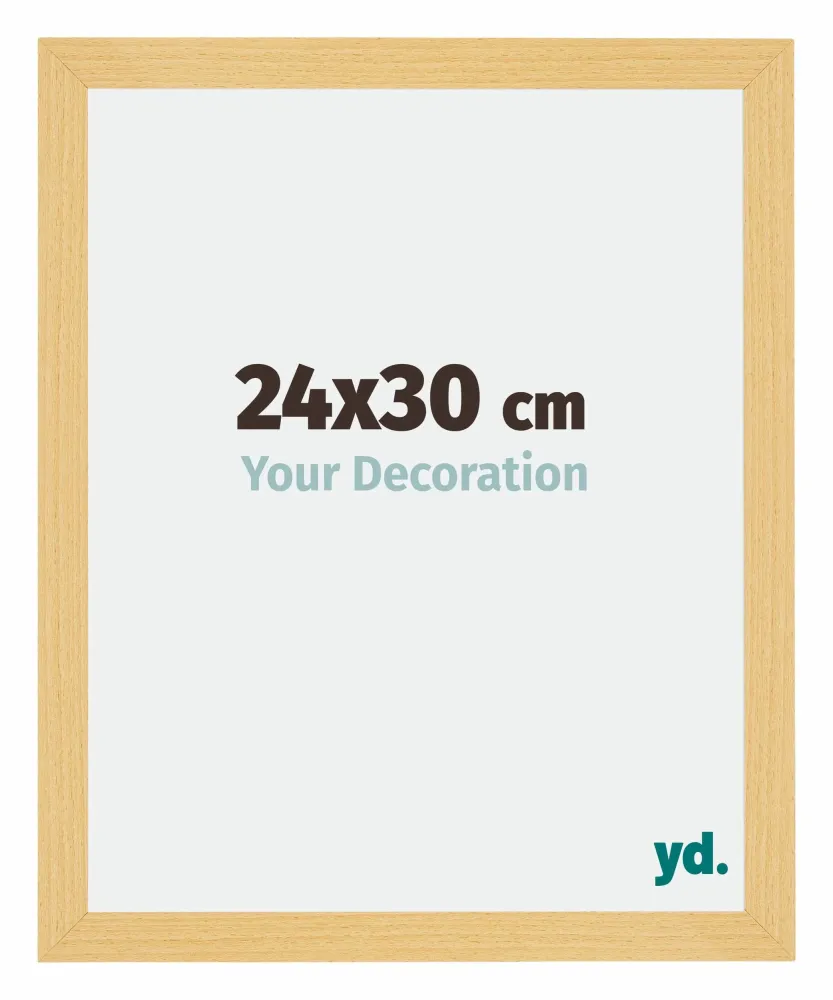 Bilderrahmen 24x30 cm - Buche Dekor - MDF - Mura