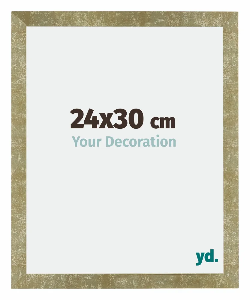 Bilderrahmen 24x30 cm - Gold Antik - MDF - Mura