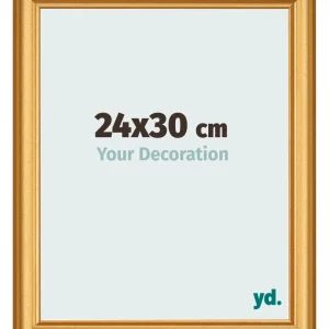 Bilderrahmen 24x30 cm - Gold Matt - MDF - Lazio
