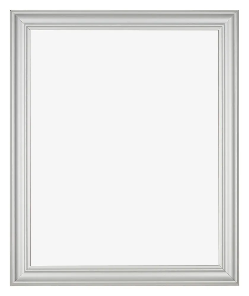 Bilderrahmen 24x30 cm - Silber Matt - MDF - Lazio