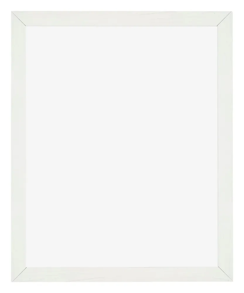 Bilderrahmen 24x30 cm - Weiss Gemasert - MDF - Mura