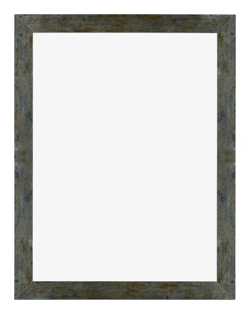 Bilderrahmen 24x32 cm - Blau Gold Meliert - MDF - Mura