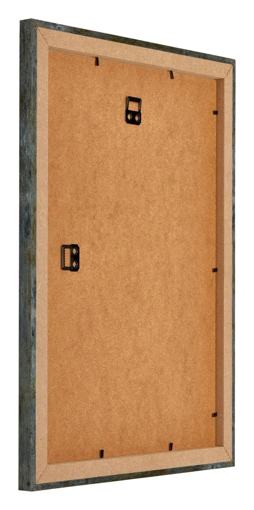 Bilderrahmen 24x32 cm - Blau Gold Meliert - MDF - Mura