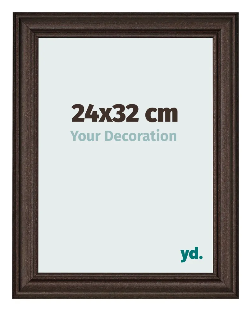 Bilderrahmen 24x32 cm - Eiche Dunkel - MDF - Lazio