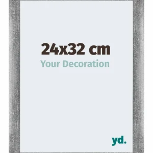 Bilderrahmen 24x32 cm - Grau Gewischt - MDF - Mura