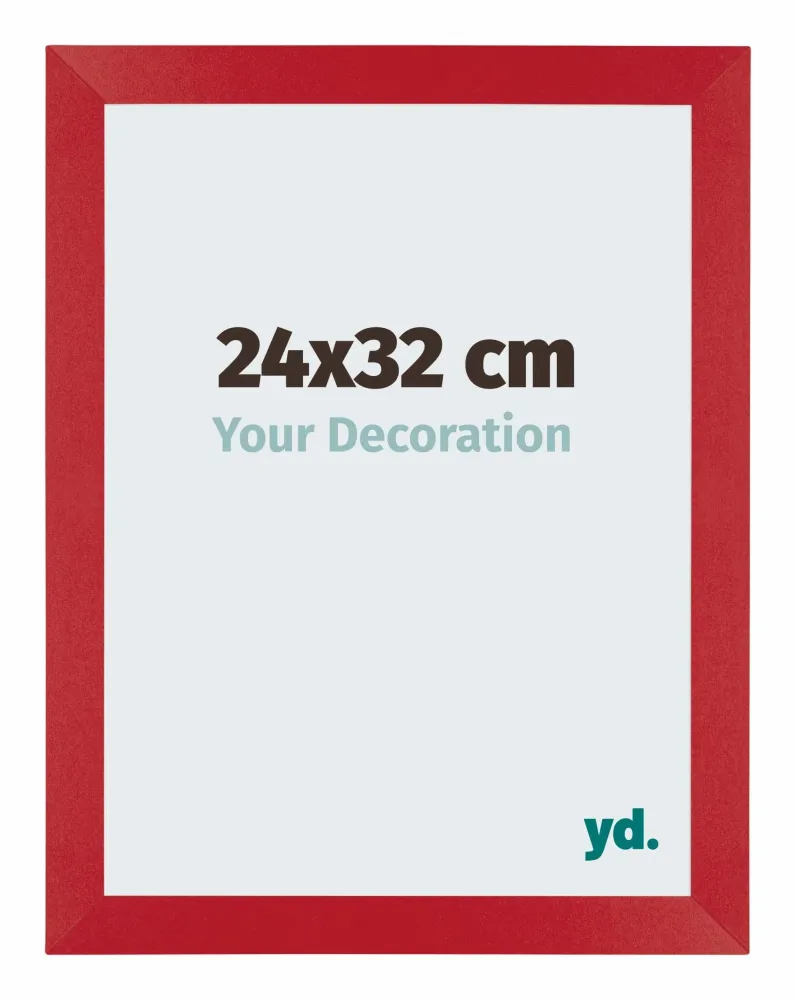 Bilderrahmen 24x32 cm - Rot - MDF - Mura