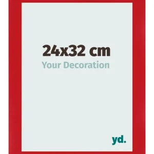 Bilderrahmen 24x32 cm - Rot - MDF - Pisa