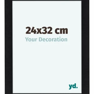 Bilderrahmen 24x32 cm - Schwarz Matt - MDF - Como