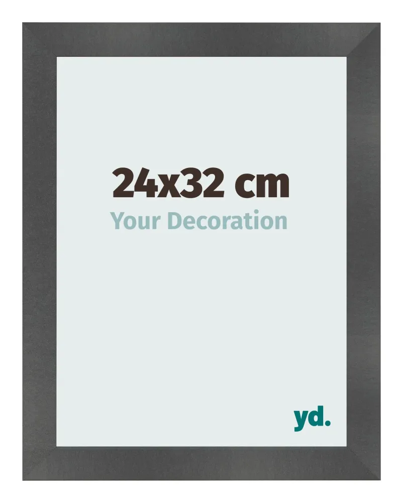 Bilderrahmen 24x32 cm - Schwarz Matt - MDF - Pisa