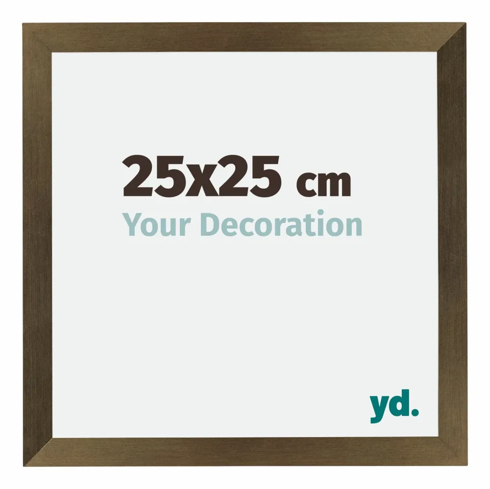 Bilderrahmen 25x25 cm - Bronze Dekor - MDF - Mura