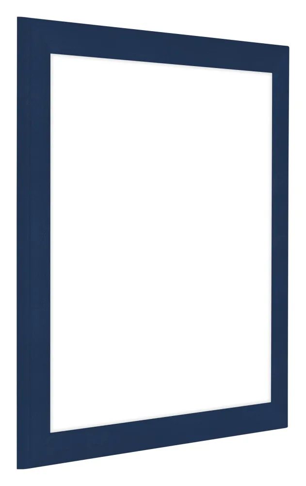 Bilderrahmen 25x25 cm - Dunkelblau Gewischt - MDF - Como