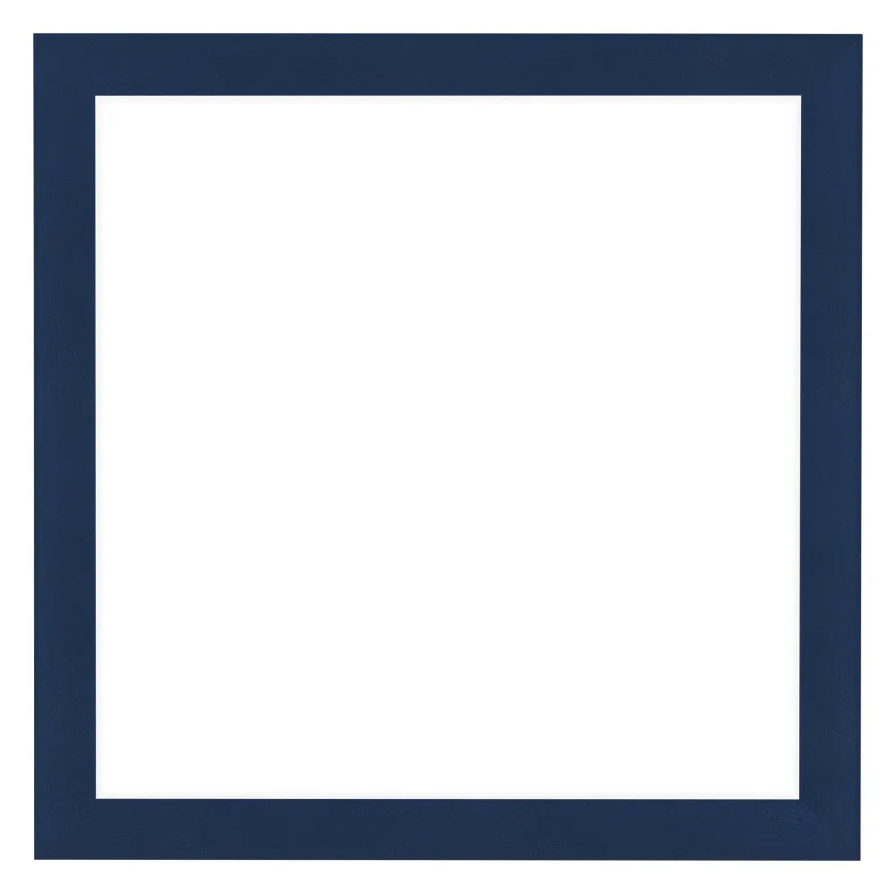 Bilderrahmen 25x25 cm - Dunkelblau Gewischt - MDF - Como
