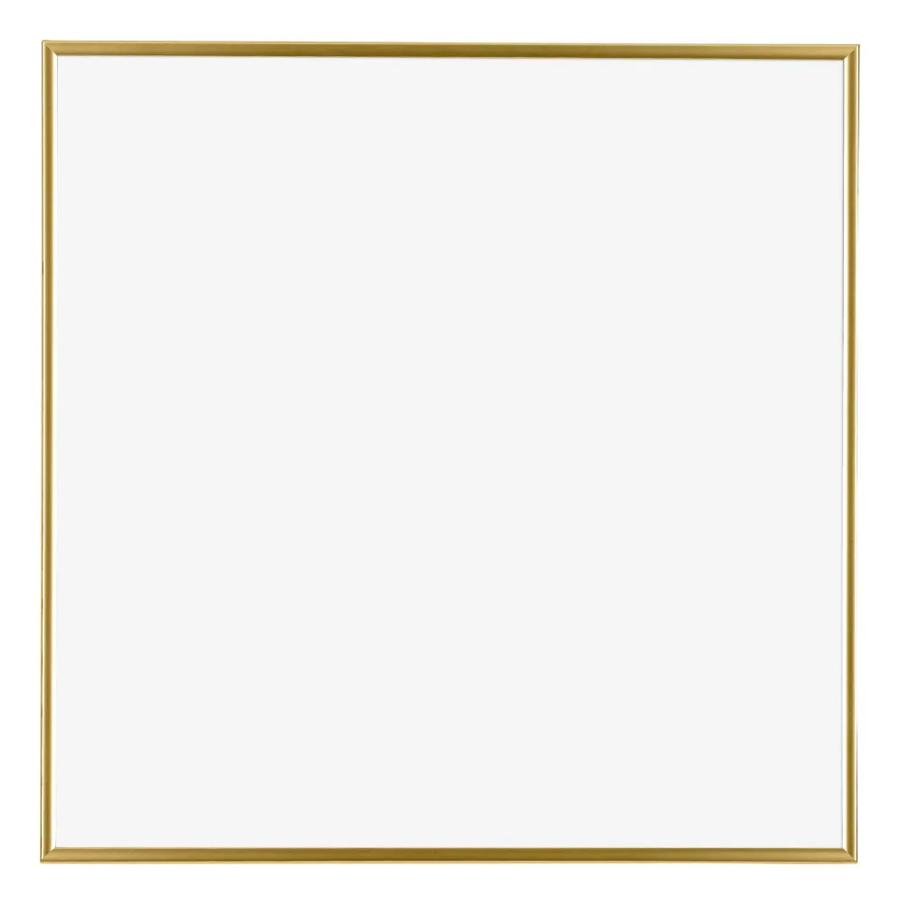 Bilderrahmen 25x25 cm - Gold - Kunststoff - Evry