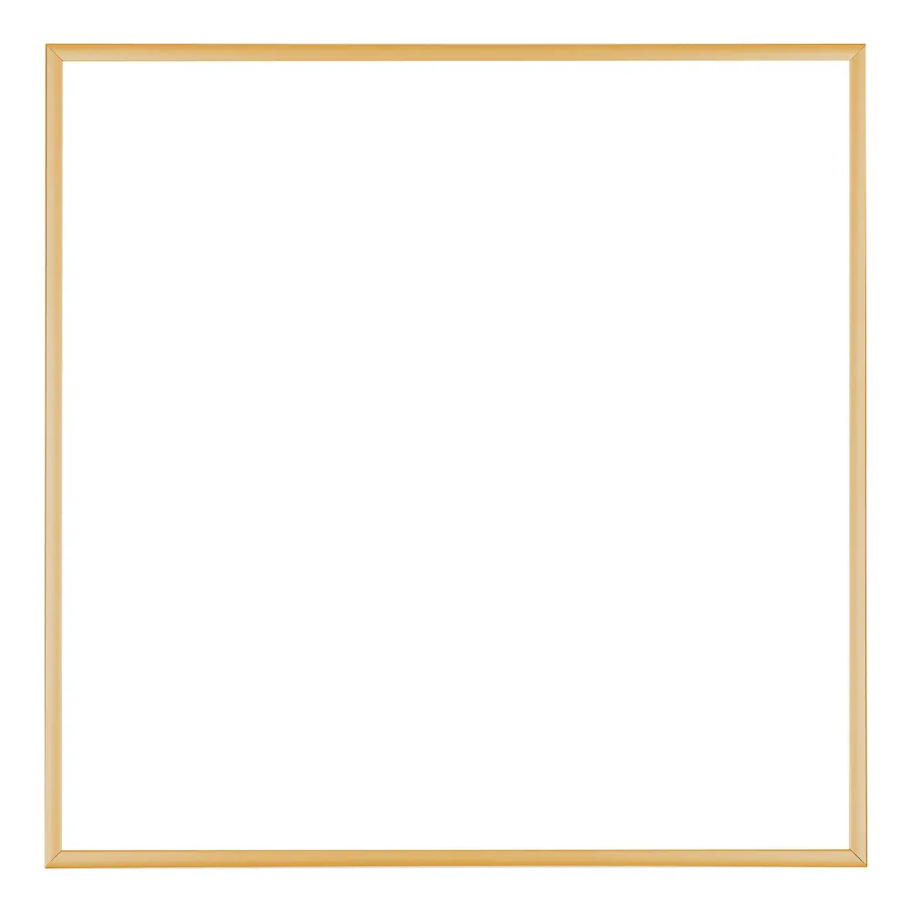 Bilderrahmen 25x25 cm - Gold Vintage - Aluminium - Kent