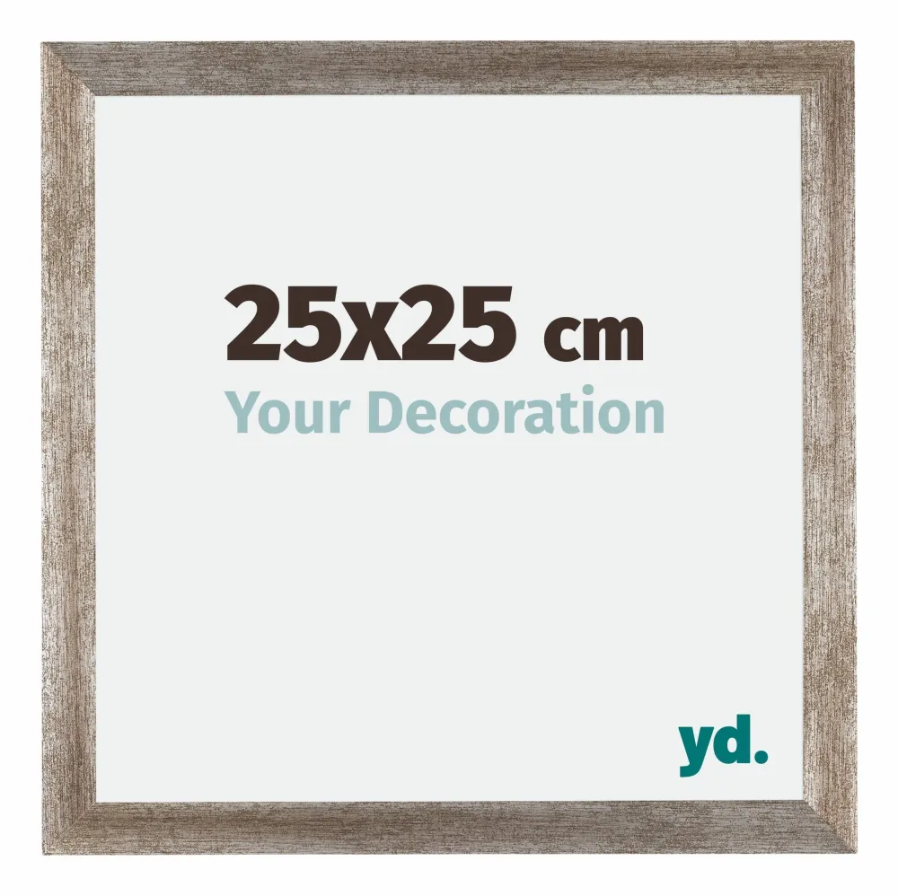 Bilderrahmen 25x25 cm - Metall Vintage - MDF - Mura