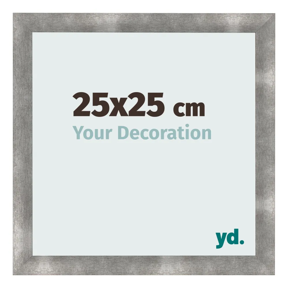 Bilderrahmen 25x25 cm - Metall Vintage - MDF - Pisa