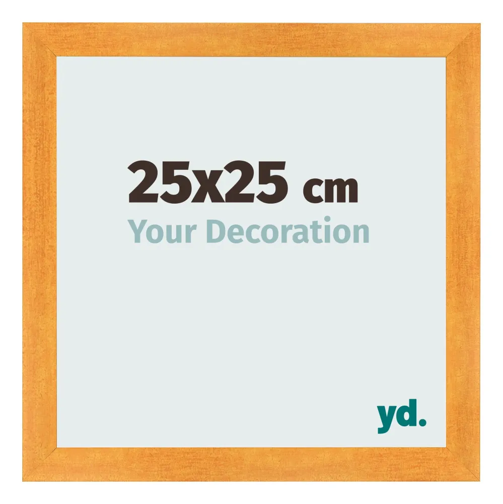 Bilderrahmen 25x25 cm - Orange - MDF - Pisa