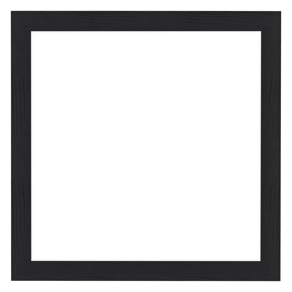 Bilderrahmen 25x25 cm - Schwarz Gemasert - MDF - Como