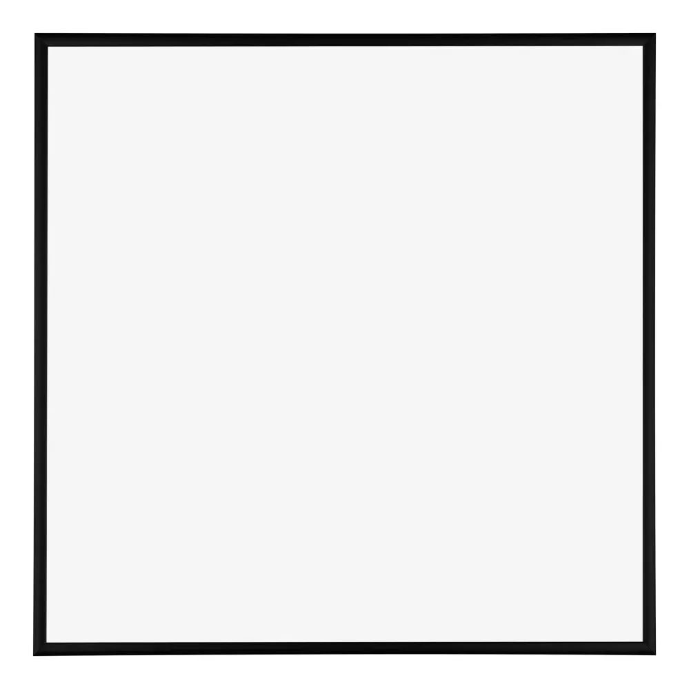 Bilderrahmen 25x25 cm - Schwarz Matt - Aluminium - Kent