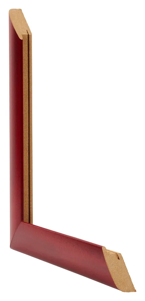 Bilderrahmen 25x25 cm - Weinrot Gewischt - MDF - Como