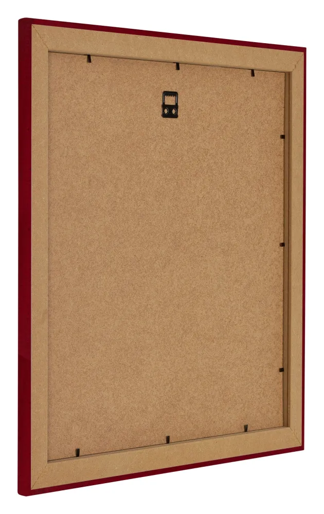 Bilderrahmen 25x25 cm - Weinrot Gewischt - MDF - Como