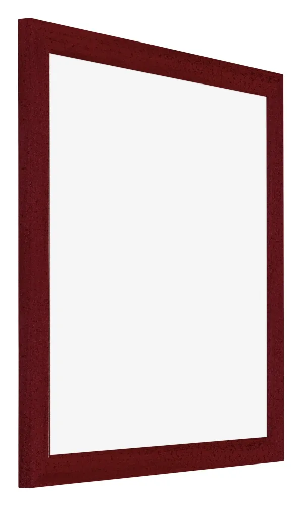 Bilderrahmen 25x25 cm - Weinrot Gewischt - MDF - Mura