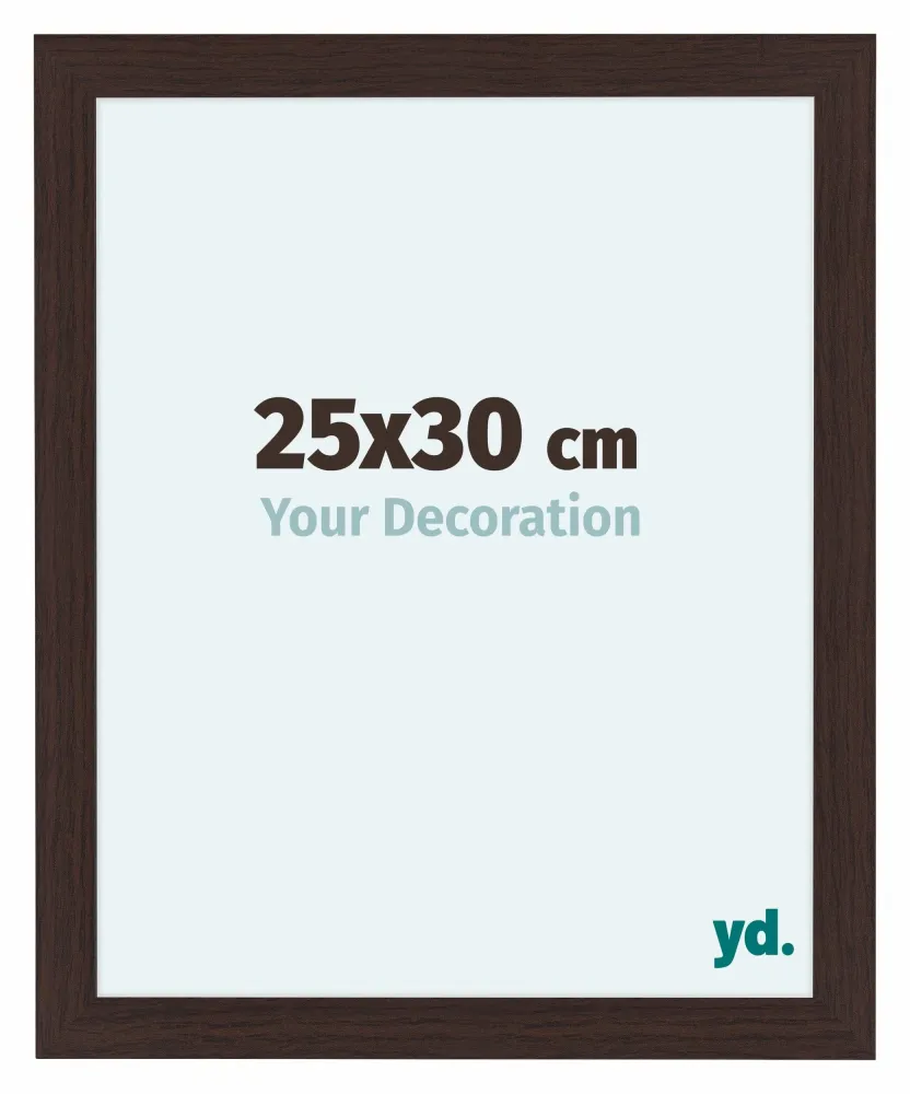 Bilderrahmen 25x30 cm - Eiche Dunkel - MDF - Como
