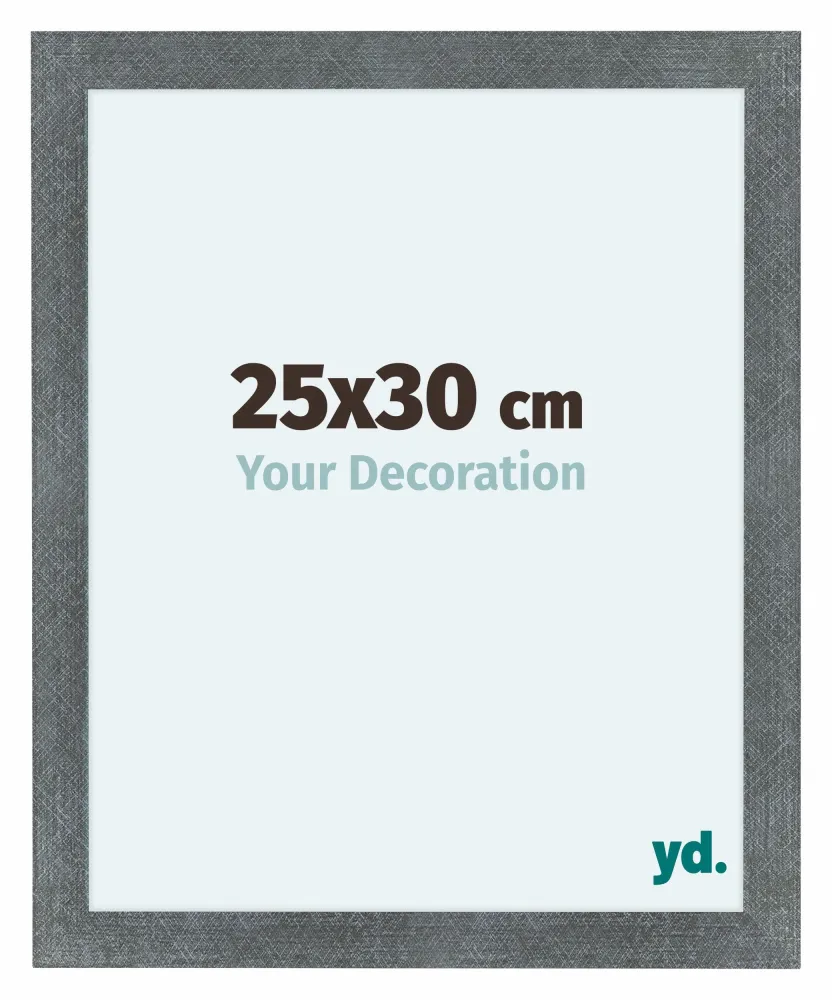 Bilderrahmen 25x30 cm - Eisen Gewischt - MDF - Como