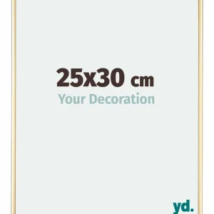 Bilderrahmen 25x30 cm - Gold - Aluminium - Kent