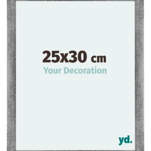Bilderrahmen 25x30 cm - Grau Gewischt - MDF - Mura