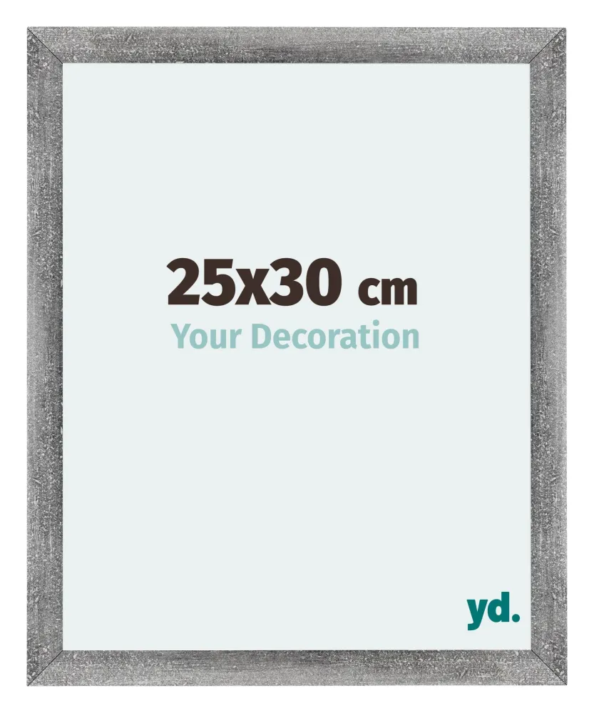 Bilderrahmen 25x30 cm - Grau Gewischt - MDF - Mura