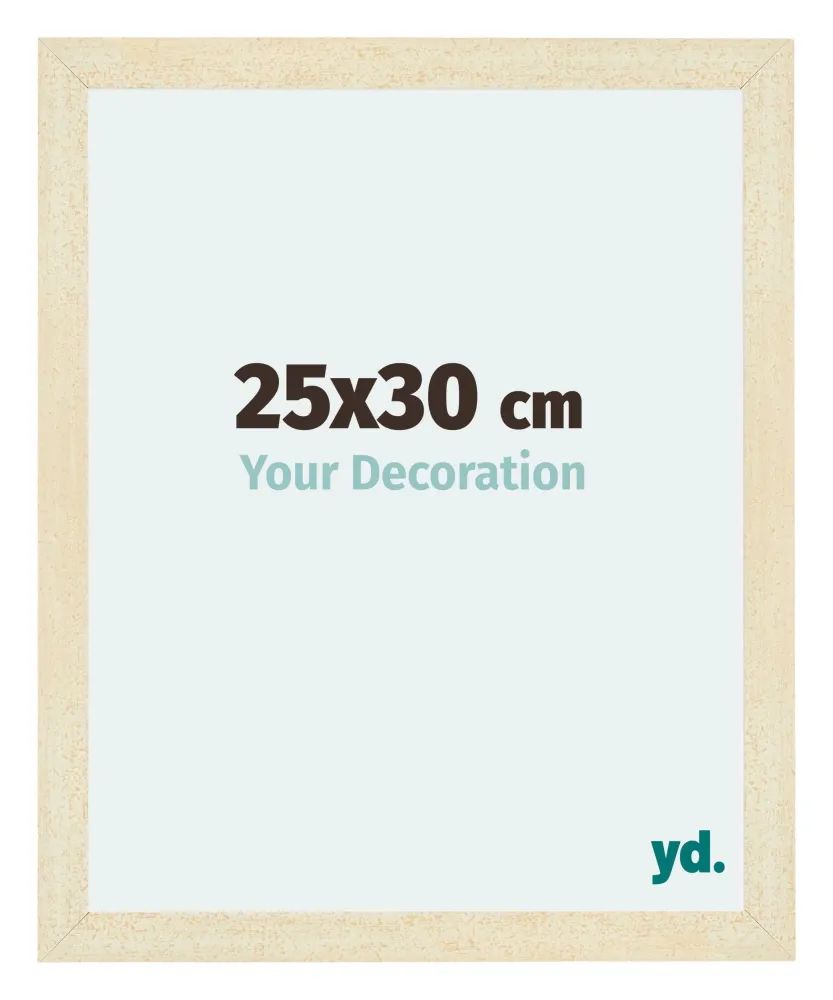 Bilderrahmen 25x30 cm - Sand Gewischt - MDF - Mura